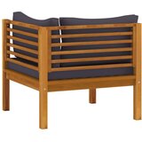  8-dijelna vrtna garnitura od masivnog drva bagrema s jastucima | shoptok.hr