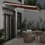 Tenda na automatsko uvlačenje s LED smeđa 350 x 250 cm | Eponuda.ba