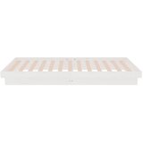  Okvir za krevet od masivnog drva bijeli 75 x 190 cm mali | shoptok.hr