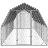  Kavez za kokoši s krovom 2,5x8x2,25 m pocinčani čelik | Eponuda.com