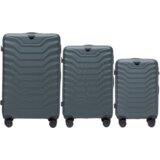  PEA01 PAUN, Set od 3 ABS+ kofera (V, M, S) Wings, TAMNOZELENA | shoptok.hr
