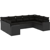  The Living Store Vrtna sedežna garnitura 9-delna z blazinami črn poli ratan - Vrtna Sedežna Garniture, (21453043) | Shoptok.si