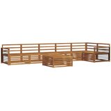  Set vanjskih sofa 7 kom. Prirodna | shoptok.hr