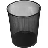 Koš za smeti kovinski 12l basy črn 5002 BASY