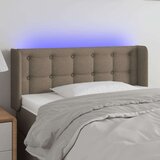  Posteljno vzglavje taupe 103x16x78/88 cm blago, (20739774) Cene