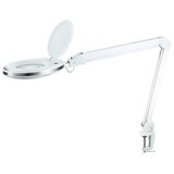 Rebel delovna LED svetilka s povečevalnim steklom 5D, 10 W, 730 lm in mizo s sponko | Shoptok.si