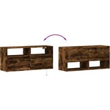  Zidni TV ormarić LED boja dimljenog hrasta 100x31x45 cm | shoptok.hr