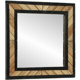 vidaXL Ogledala 2 komada 50x2x50 cm Čvrsto drvo akacije | shoptok.hr