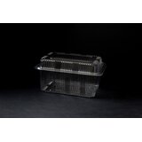  Ambalaže, Povišen poklopac, Pet, Za 2 kolača, 1000 ml, 100 komada | Eponuda.com