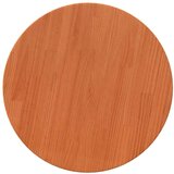 vidaXL Mizna plošča okrogla voščeno rjava Ø50x2,5 cm trdna borovina | Shoptok.si