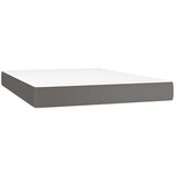  s oprugama i madracem sivi 140x190 cm od umjetne kože | shoptok.hr