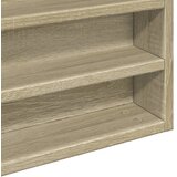  Vitrina boja hrasta sonome 100x8,5x75 cm konstruirano drvo | shoptok.hr