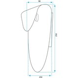 Toolight Zidni svijećnjak APP1429-W BLACK | shoptok.hr