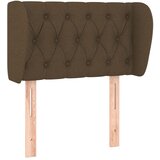 Maison Chic vzglavna omarica - nočna omarica - posteljna omarica z ušesi temno rjavo 83x23x78/88 cm blago, (21707743) Cene