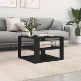  Stolić za kavu crni 58 x 58 x 40 cm od konstruiranog drva | shoptok.hr