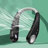 Venisymlis Nastavljiv Prenosni Vratni Ventilator Usb (Črn), (22070292) Cene