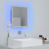  LED kupaonsko ogledalo siva boja betona 40x8,5x37 cm akrilno | shoptok.hr