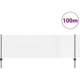 vidaXL varjena žična ograja z 44 U stebrički siva 0,8x100 m | Shoptok.si