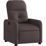 vidaXL Naslanjač temno rjavo blago, (20928832) | Shoptok.si