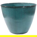 Steel-Pot 'Vintage' cvetlični lonec, sivo-moder - Ø 26 cm | Shoptok.si