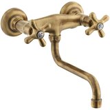 Paffoni IR161BR Ricordi stenska armatura za umivalnik retro izgleda | Shoptok.si