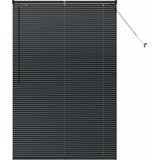 vidaXL Venecijanske žaluzije Črna 175 x 110 cm Aluminij, (5000178508) | Shoptok.si
