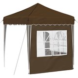  Rastezljivi šator za zabave 195 x 195 x 245 cm Sivosmeđa | shoptok.hr