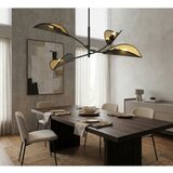  Luster na šipci LOTUS 4xE14/10W/230V crna/zlatna | Eponuda.com
