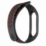 Onasi Pašček za uro Xiaomi Mi Band 5 in 6 - črno rdeč | Shoptok.si