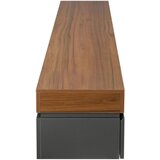 MID.YOU nizka omarica siva, barva oreha | Shoptok.si