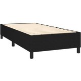  Box spring s madracem LED crni 90x200 cm od tkanine | shoptok.hr
