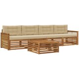  Set vanjskih sofa 5 kom. Prirodna i bež | shoptok.hr