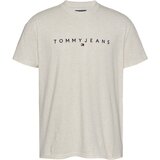 Tommy Jeans Majica boja pijeska / mornarsko plava | shoptok.hr