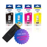 Epson Komplet bočica 101 (BK/C/M/Y), original + USB stick po SUPER cijeni | shoptok.hr
