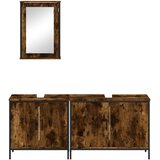  3-dijelni set kupaonskog namještaja boja hrasta drveni | shoptok.hr