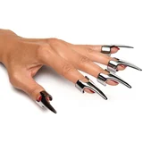Five-Piece Sensation Claw Rings - Silver