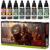 Green Stuff World Paint Set - Chaotic Soldiers | Set Akrilnih Boja x8 Cene