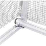  Rastlinjak z jeklenim okvirjem bel 6 m² 3x2x2 m | Shoptok.si