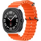  Silikonska narukvica Ocean Band za pametni sat Samsung Galaxy watch Ultra 47 mm narandzasta Cene