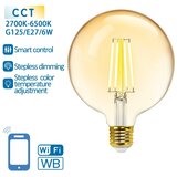 Aigostar led prigušiva sijalica filament G125 E27/6W/230V 2700-6500K wi-fi | Eponuda.com