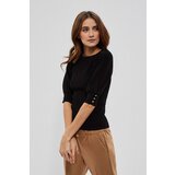 Marisse Sweater With Puffed Sleeves Z-Sw-3658 Black | ePonuda.com