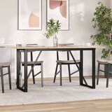 vidaXL Noge za blagovaonski stol O-oblika 140x60x73cm lijevano željezo | shoptok.hr