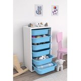 Hanah home višenamenska polica bronz 6N white blue Cene