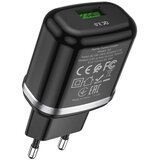 hoco. Zidni punjač Special (N3) - USB-A 18W 3A s kabelom USB-A na USB Type-C 1m - crni | shoptok.hr