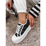DStreet Trampki damskie ELIDA czarne | shoptok.hr