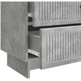  Noćni ormar Betonska siva 62 x 34,5 x 47,5 cm Konstruirano drvo | shoptok.hr