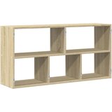  Zidna polica boja hrasta sonome 100 x 25 x 50 cm drvena | shoptok.hr
