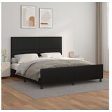  Okvir Za krevet s uzglavljem crni 180x200 cm od umjetne kože | shoptok.hr