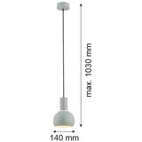  Argon 4214 - Luster na sajli SINES 1xE27/15W/230V zeleni | Eponuda.com