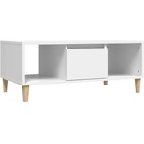  Stolić za kavu bijeli 90 x 50 x 36,5 cm od konstruiranog drva Slike